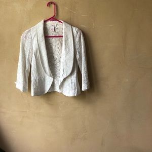 COTTON BLAZER W/ DETAIL